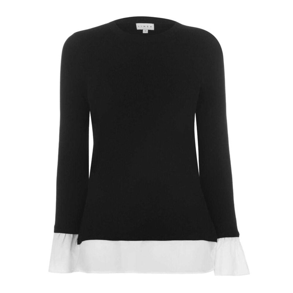 Linea Womens/Ladies 2 in 1 Sweater / Black